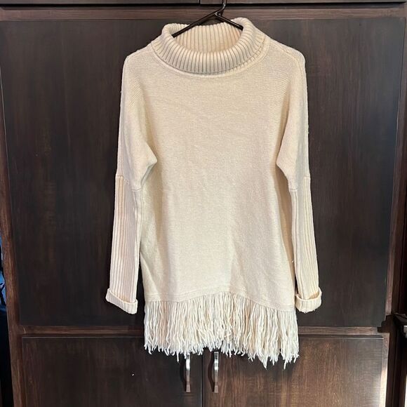 Wrangler Cream Fringe Sweater Size XS - Picture 1 of 4